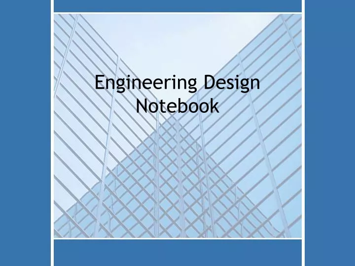 engineering design notebook