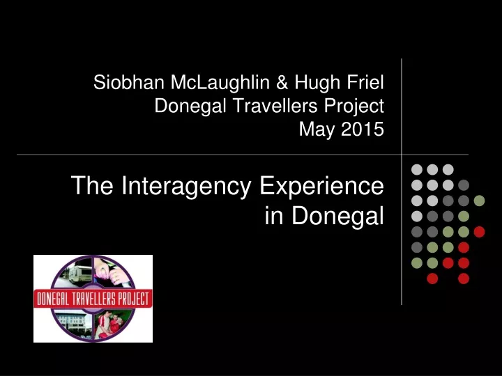 siobhan mclaughlin hugh friel donegal travellers project may 2015