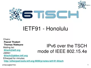 IETF91 - Honolulu