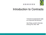 Introduction to Contracts