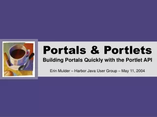 Portals &amp; Portlets