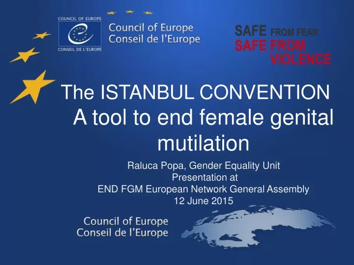 the istanbul convention a tool to end female
