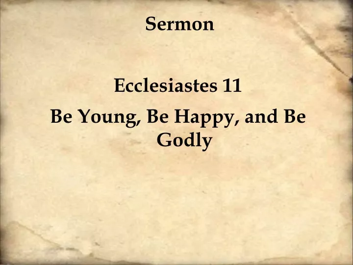 sermon