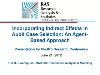 Incorporating Indirect Effects in Audit Case Selection: An Agent-Based Approach