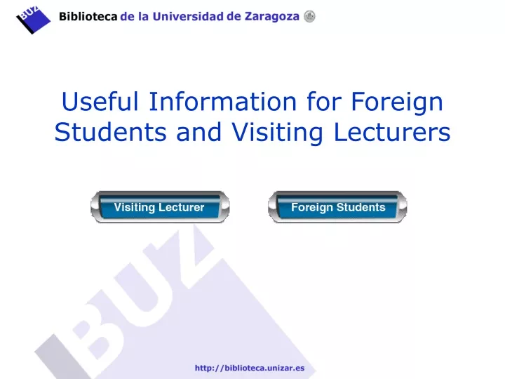 useful information for foreign students
