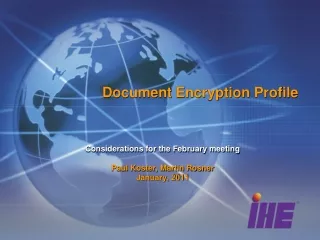Document Encryption Profile