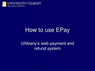 How to use EPay