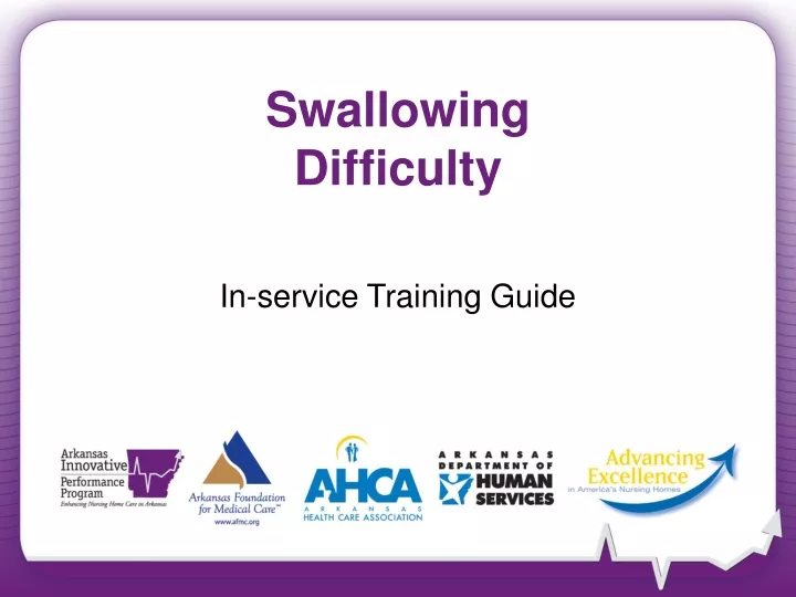 swallowing difficulty