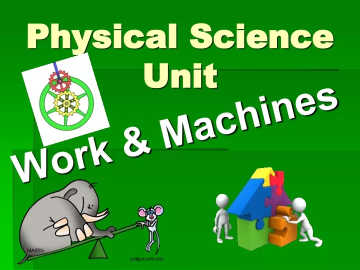 physical science unit