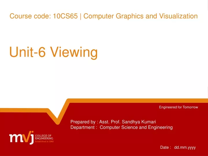 course code 10cs65 computer graphics
