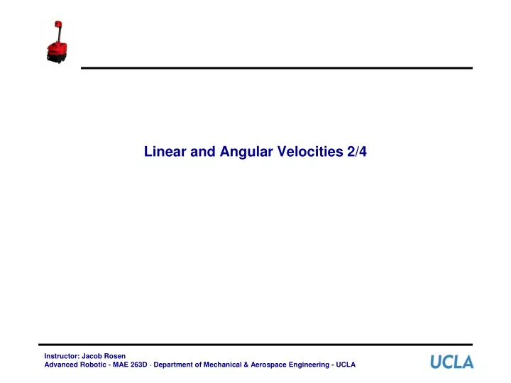 linear and angular velocities 2 4
