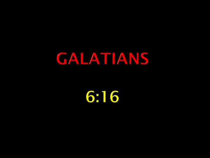 galatians 6 16