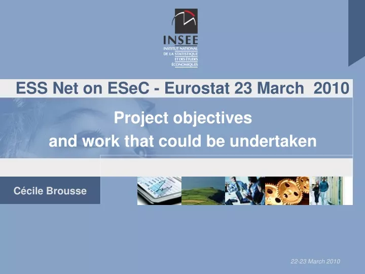 ess net on esec eurostat 23 march 2010