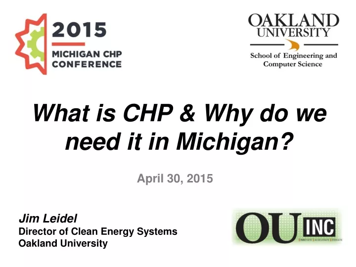 what is chp why do we need it in michigan