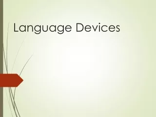 Language Devices