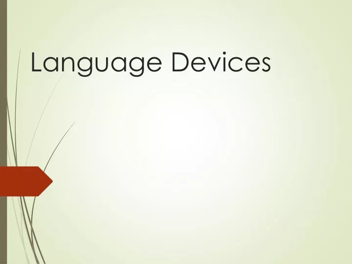 language devices