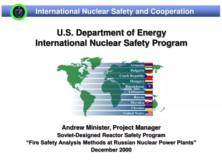 u s department of energy international nuclear