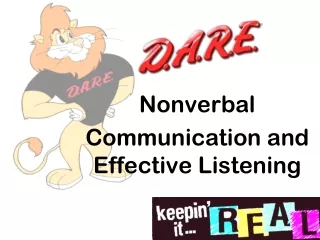 Nonverbal  Communication and Effective Listening