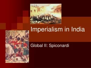 Imperialism in India