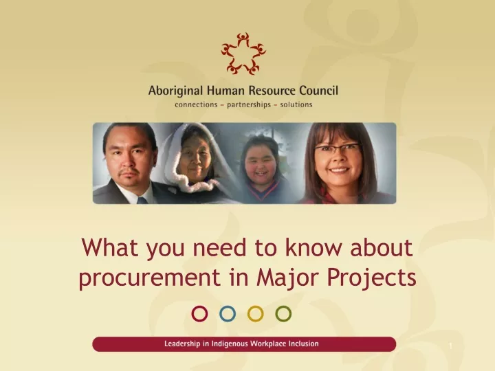 what you need to know about procurement in major