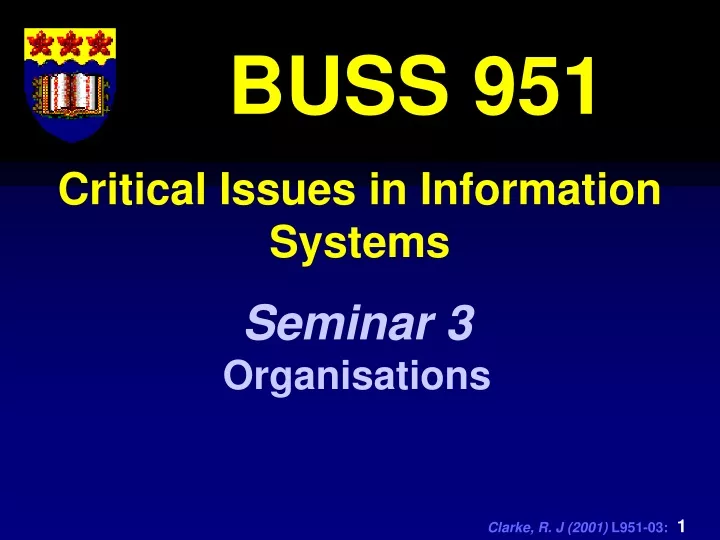 critical issues in information systems