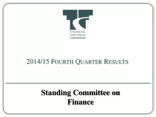 2014/15 Fourth Quarter Results