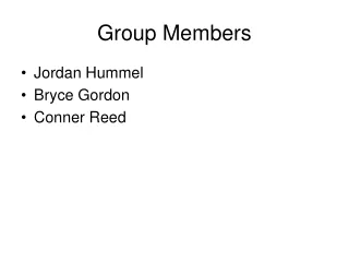 Group Members