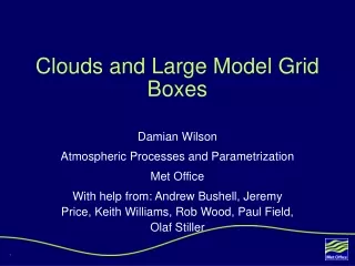 Clouds and Large Model Grid Boxes