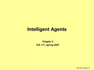 Intelligent Agents