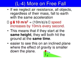 (L-4) More on Free Fall
