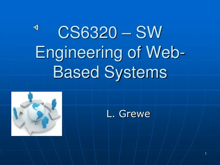 cs6320 sw engineering of web based systems