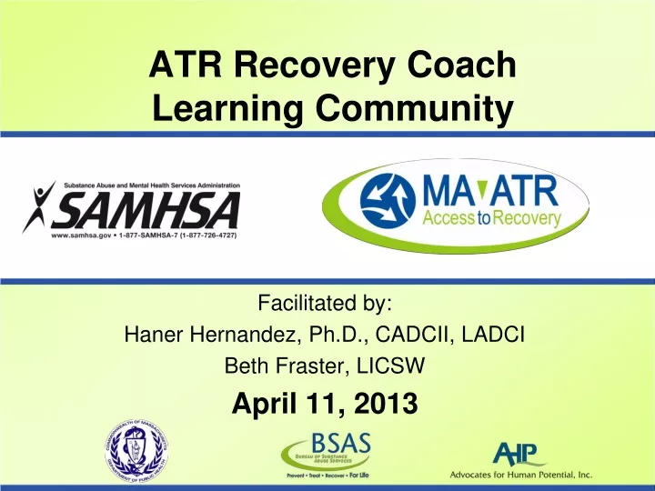 atr recovery coach learning community