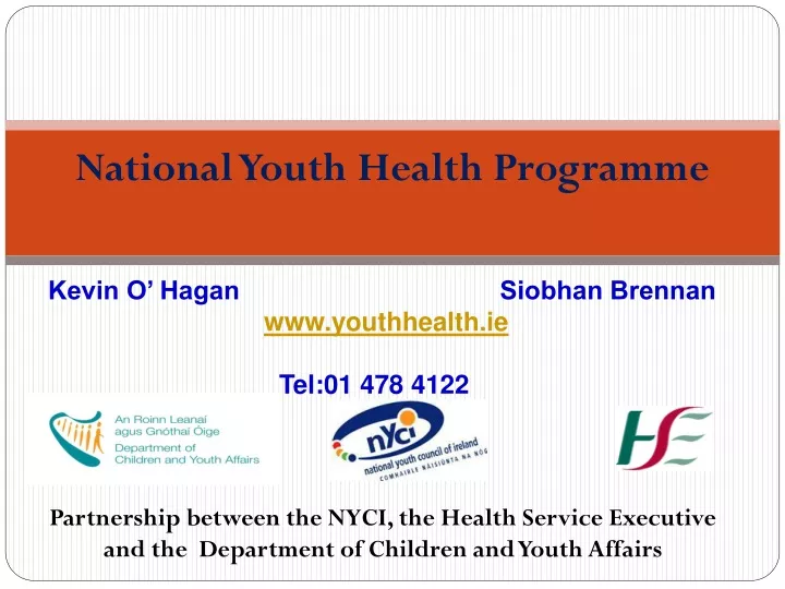 national youth health programme