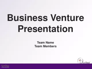 Business Venture Presentation