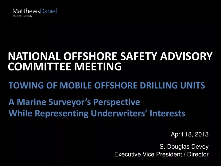 national offshore safety advisory committee meeting