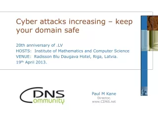 Cyber attacks increasing – keep your domain safe
