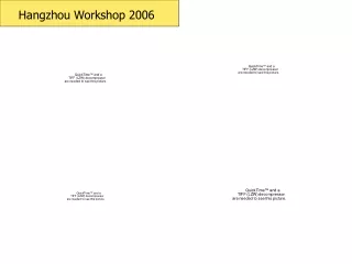 Hangzhou Workshop 2006