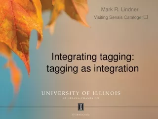 Integrating tagging: tagging as integration