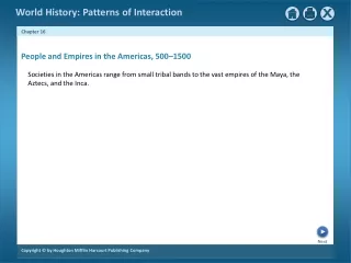People and Empires in the Americas, 500–1500