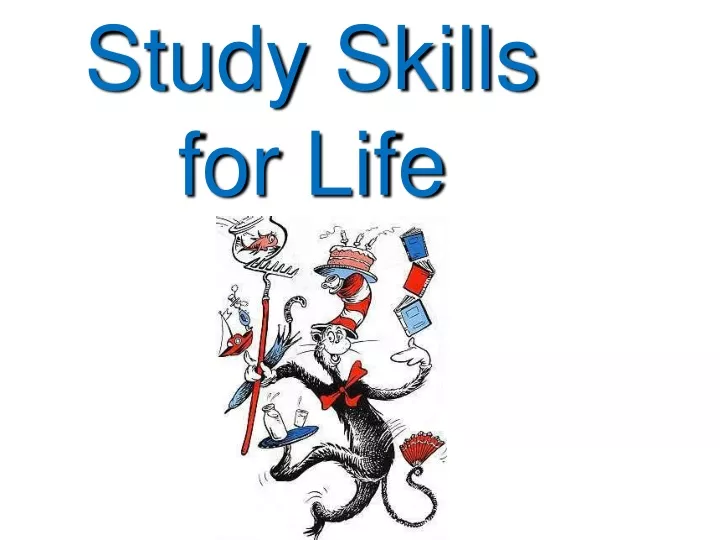 study skills for life