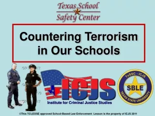Countering Terrorism in Our Schools