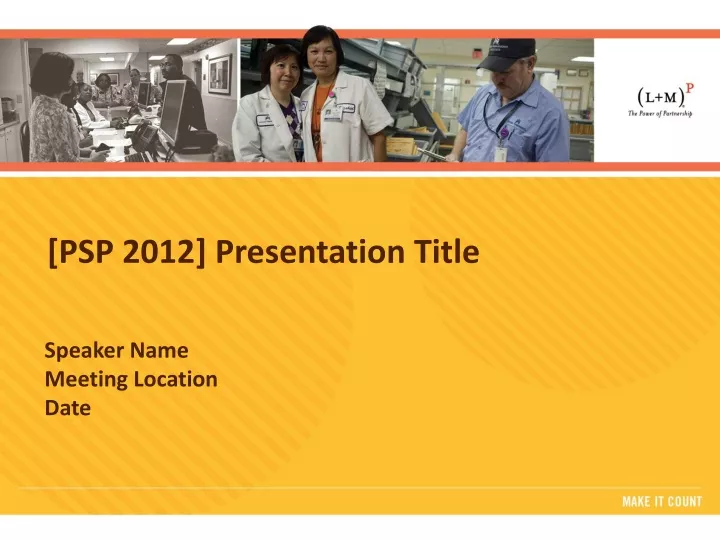 psp 2012 presentation title