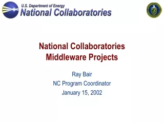 National Collaboratories Middleware Projects