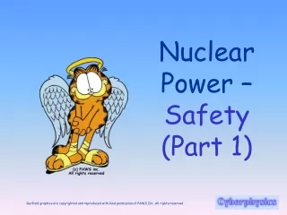 Nuclear Power –  Safety (Part 1)