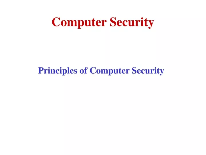 computer security