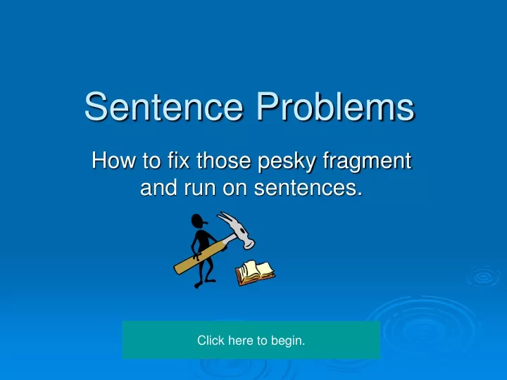 sentence problems
