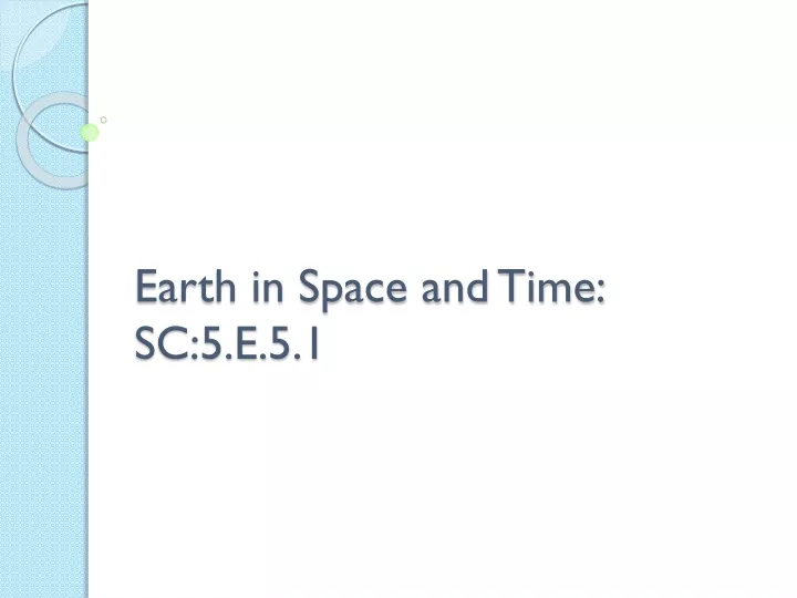 earth in space and time sc 5 e 5 1
