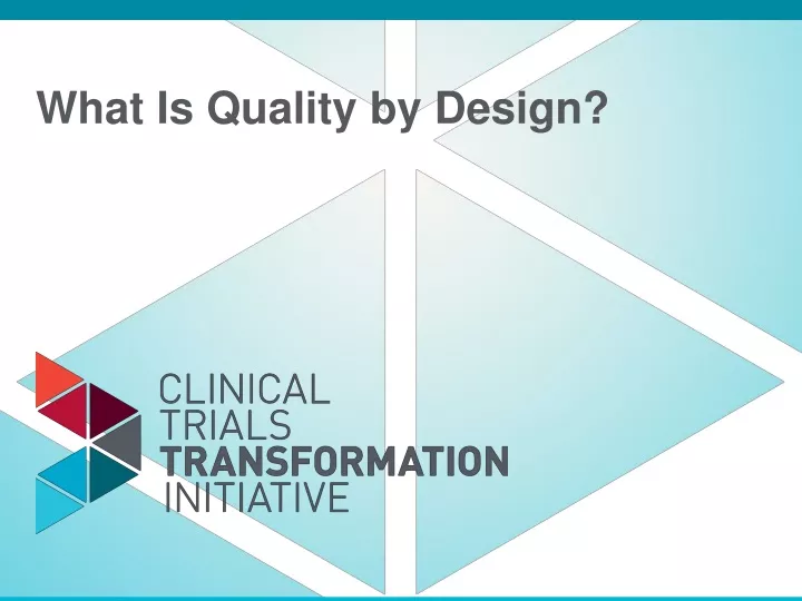 what is quality by design