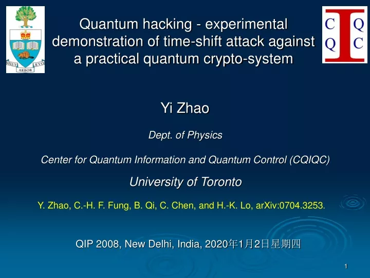 quantum hacking experimental demonstration