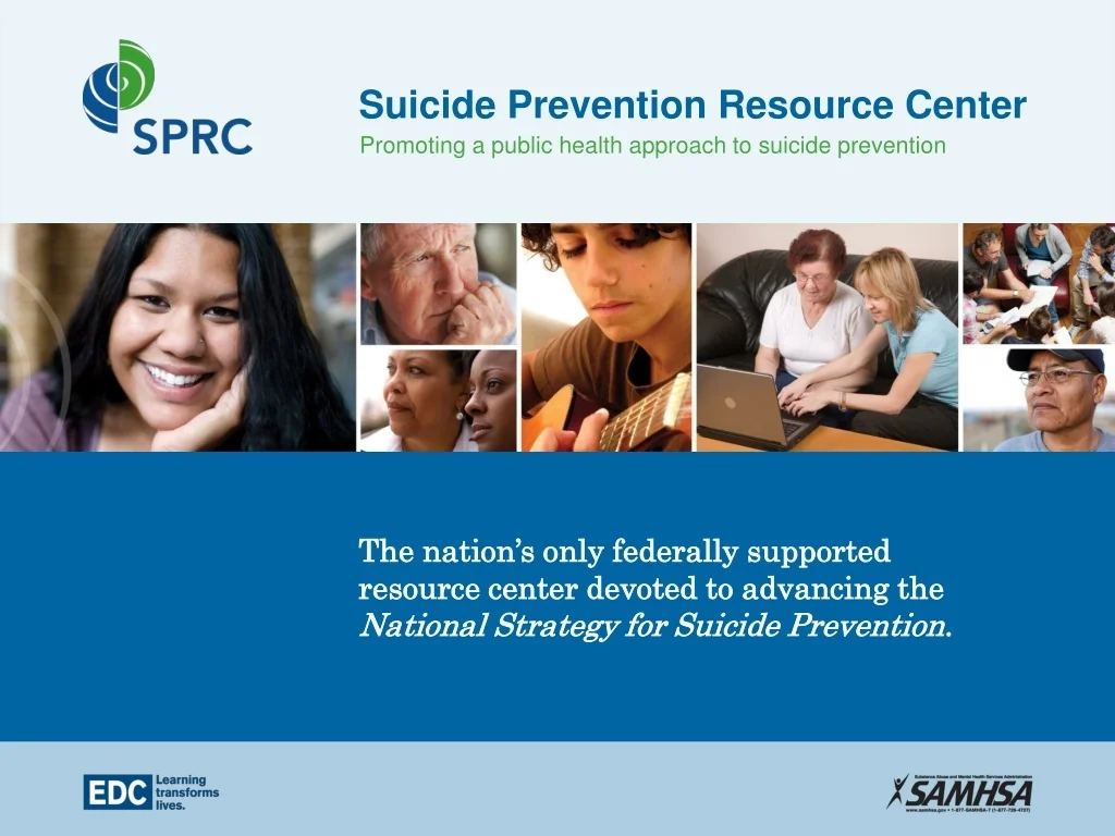PPT - Suicide Prevention Resource Center PowerPoint Presentation, free ...